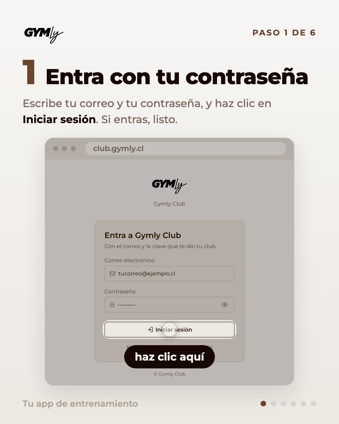Entra con tu contraseña. Escribe tu correo y tu contraseña, y haz clic en Iniciar sesión. Si entras, listo.